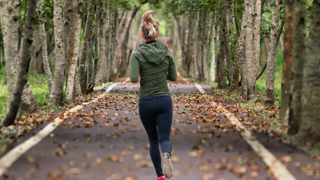 jogger in park